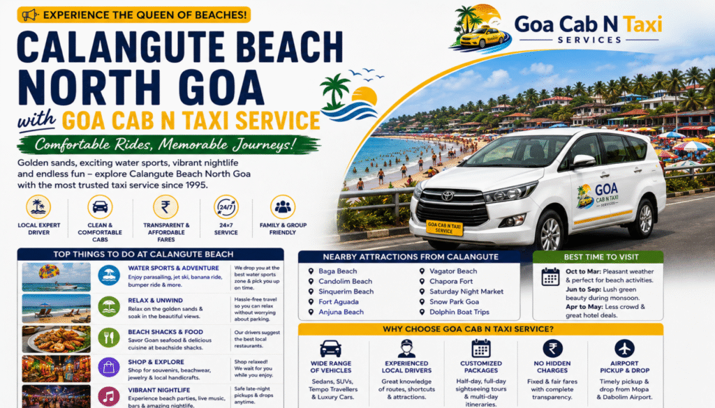 Calangute Beach North Goa