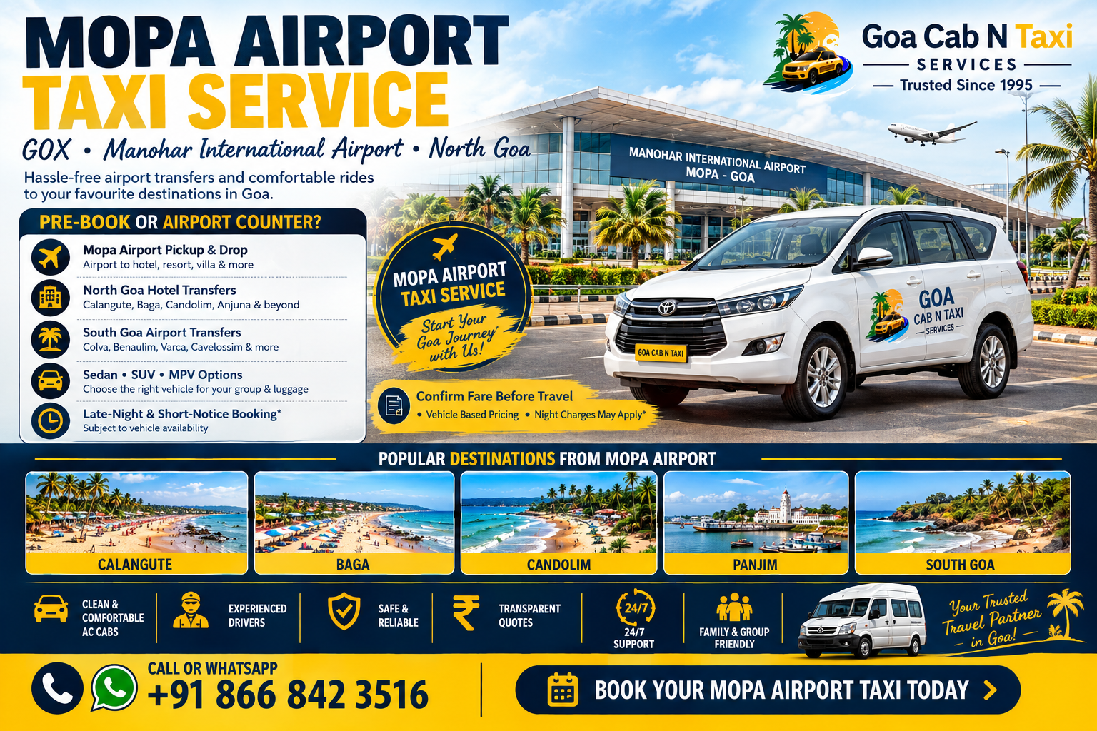 Mopa Airport Taxi Service